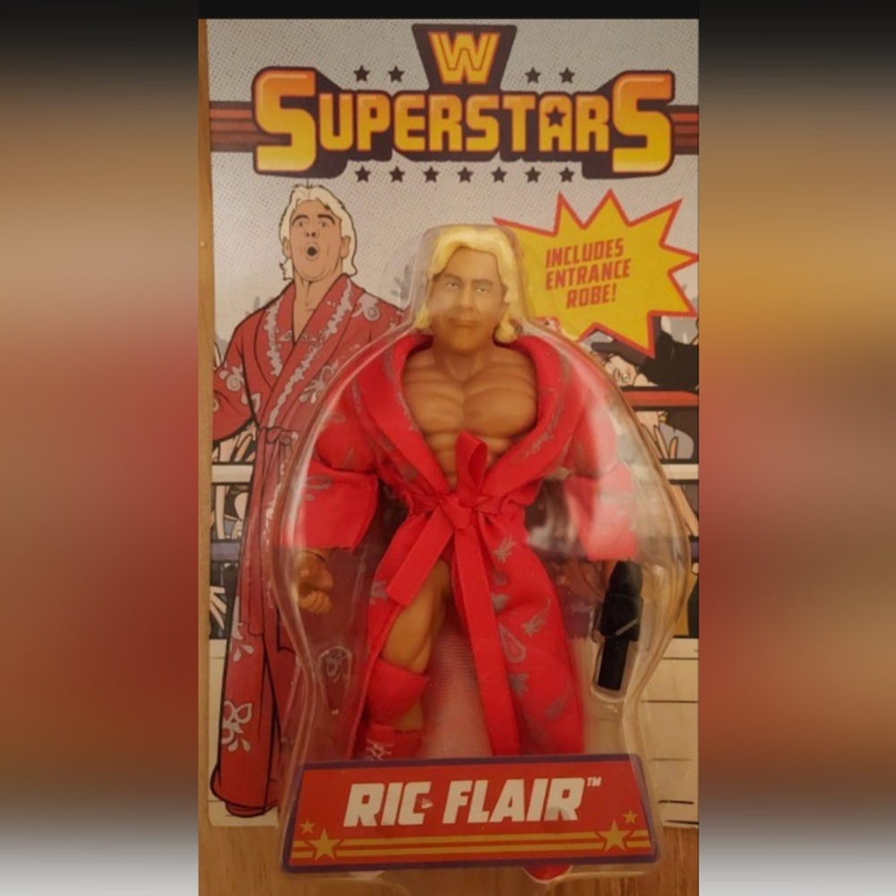WWE Superstars The Nature Boy Ric Flair Series 1 Mattel Action Figure NWO New